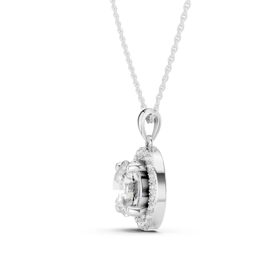 Diamond pendant necklace